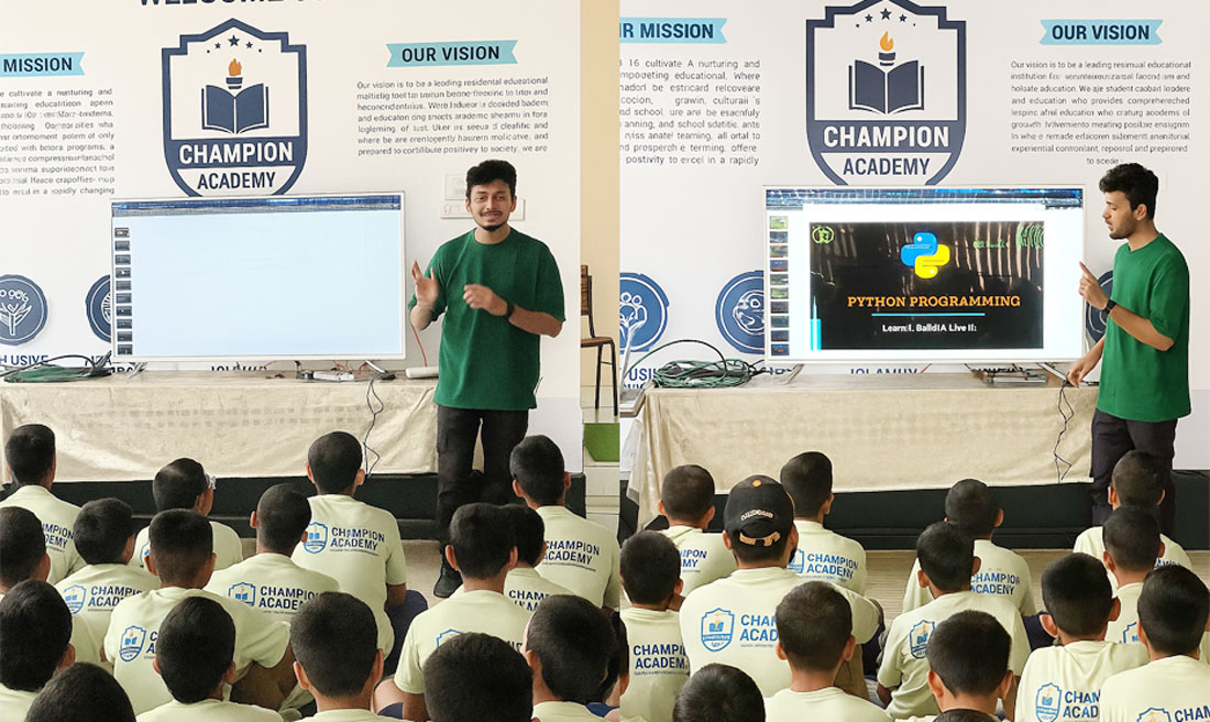 প্রোগ্রামিং শিখছে চ্যাম্পিয়ন একাডেমির শিক্ষার্থীরা